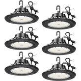 YXL Electronic 300W UFO LED High Bay Lights, 45000LM, 5000K, For Commercial Industrial Workshop Stadium Shop Factory Barn Garage Area Lighting Fixture.